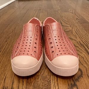 Native Shoes Jefferson Child Bling Slip-On Sneakers Size J6